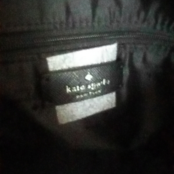 Kate Spade "dana" BLK; Never out of bag until I checked zippers! Gorgeous; NWT - Picture 5 of 11
